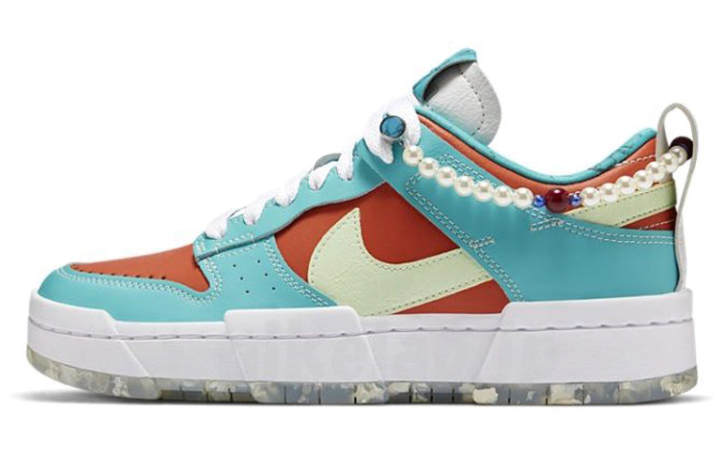 Nike Nike Dunk Low Disrupt WhiteGreen Purple 'White Green' Women's