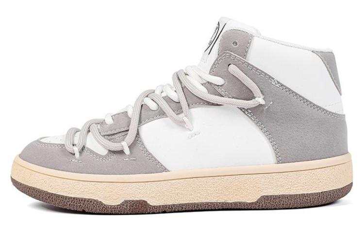 FEIYUE Slip-Resistant Abrasion-Resistant High-top Skateboard Shoes Women's
