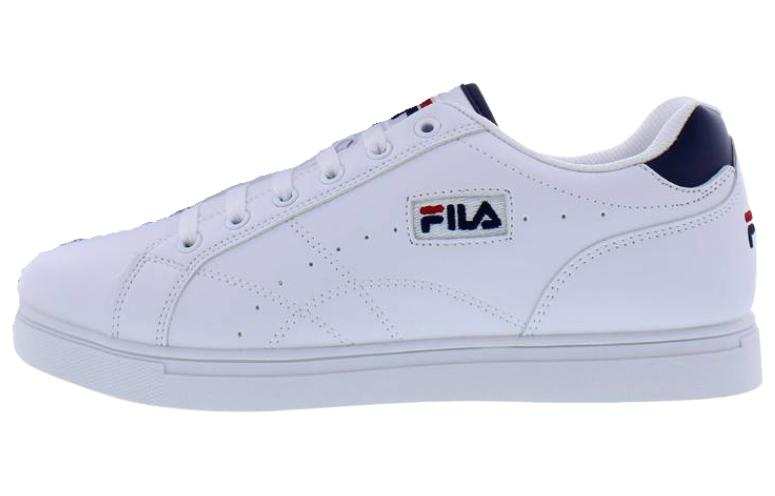 FILA West Naples Comfortable Abrasion Resistant Breathable Low top Skateboard Shoes Men's White