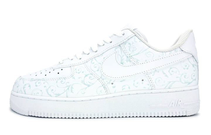 Nike Nike Air Force 1 Low top Skateboard Shoes Unisex White Blue