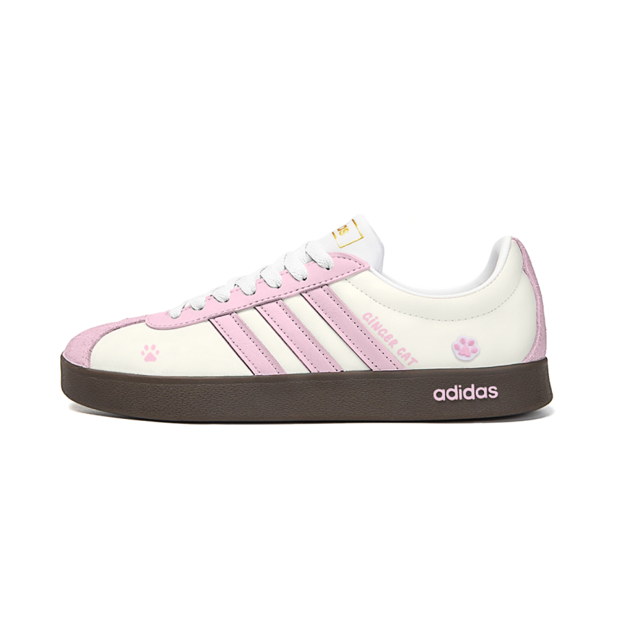 Adidas Adidas VL COURT 2.0 Starlight Manufacturing, Rice Candy Sweetheart Slip Resistant Cushioning Abrasion Resistant