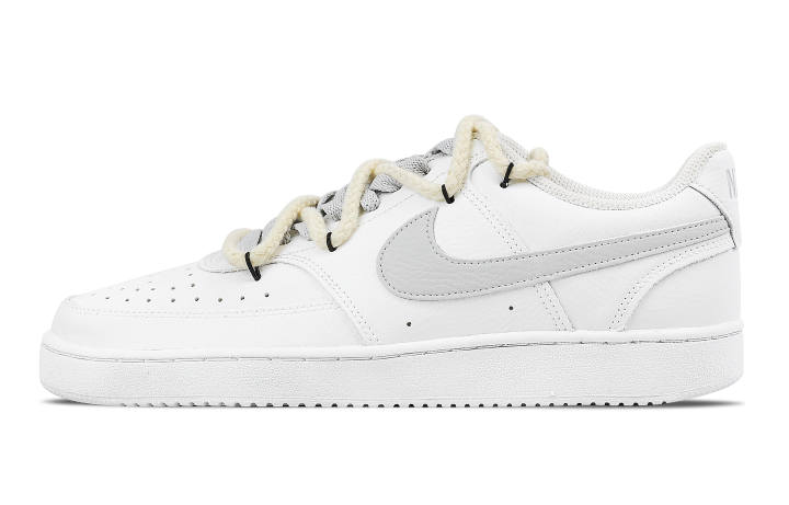 Nike Nike Court Vision 1 Low top Skateboard Shoes Men's White Gray