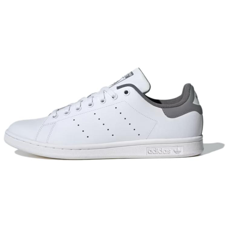Adidas Originals Stan Smith Slip Resistant Abrasion Resistant Low top Skateboard Shoes Men's White Gray