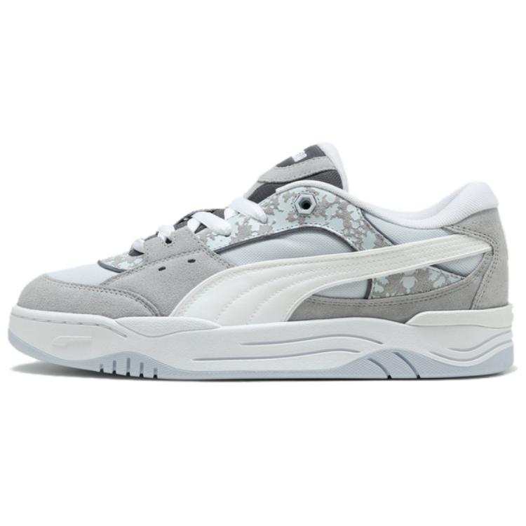 PUMA 180 Abrasion Resistant Low top Skateboard Shoes Unisex Gray White