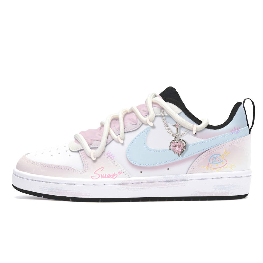 Nike Nike Court Borough Bunny Cake Slip Resistant Abrasion Resistant Slip Resistant Abrasion Resistant Low top