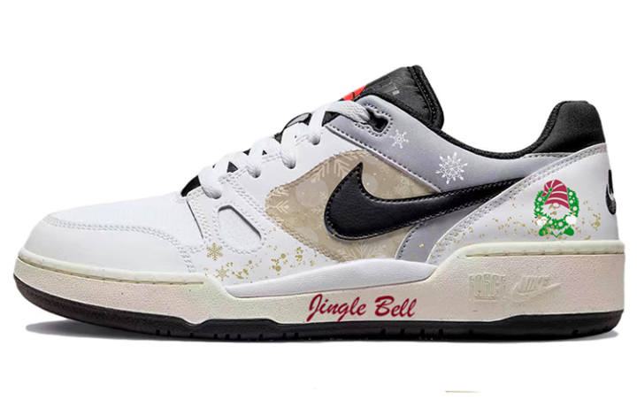 Nike Nike Full Force Skateboard Shoes Men's Low Top Black/White