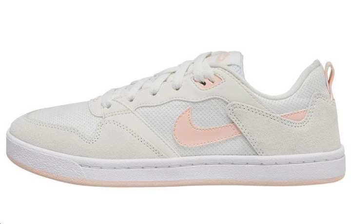 Nike Nike SB Alleyoop Comfortable Low top Skateboard Shoes Women's Beige White Pink