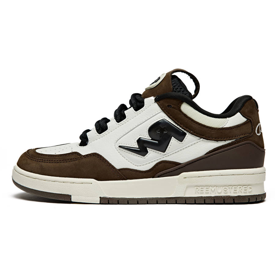 REEMUSTERED Low top Skateboard Shoes Unisex Mocha