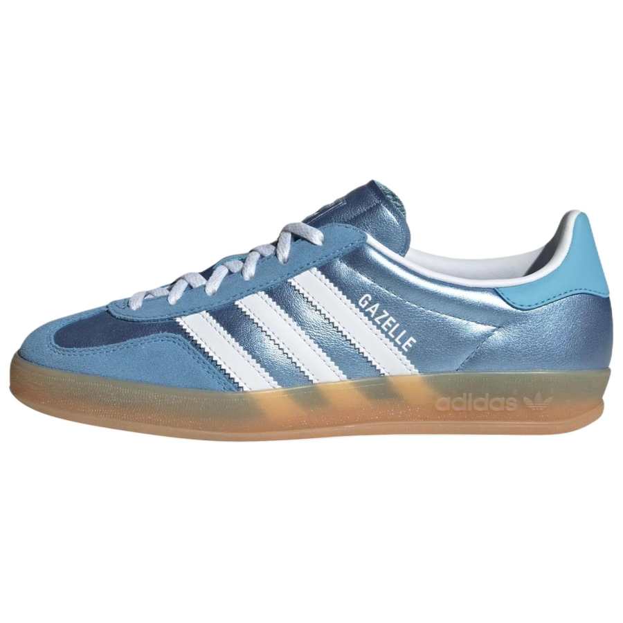 Adidas Originals GAZELLE INDOOR Low top Skateboard Shoes Women's Blue White
