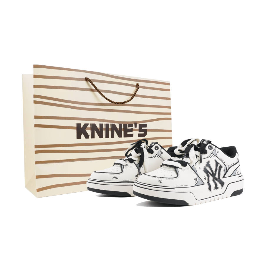 MLB MLB Chunky Liner Nine Systems Low top Skateboard Shoes Unisex Black White Gray