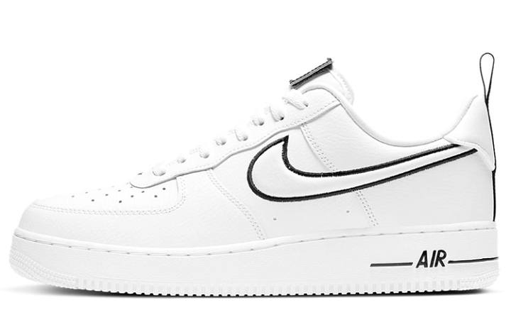 Nike Nike Air Force 1 Low White Black Outline Swoosh