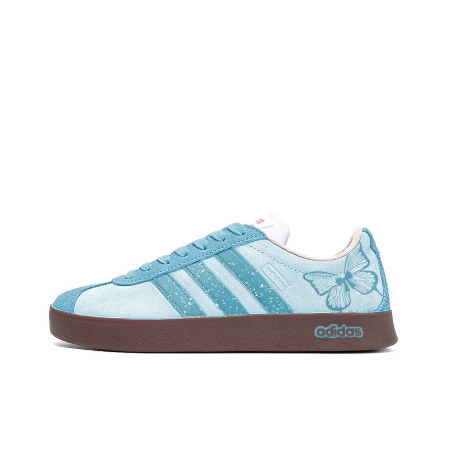 Adidas Neo Slip Resistant Abrasion Resistant Low top Skateboard Shoes Unisex Blue