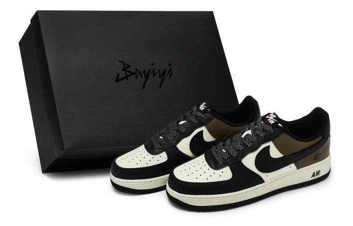 Nike Nike Air Force 1 811 Manufacturing, American Bee, Special Shoe Box Slip Resistant, Abrasion Resistant, Lightweight
