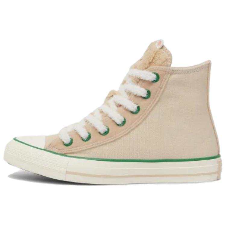 Converse Chuck Taylor All Star Slip Resistant Abrasion Resistant High top Skateboard Shoes Unisex Ecru