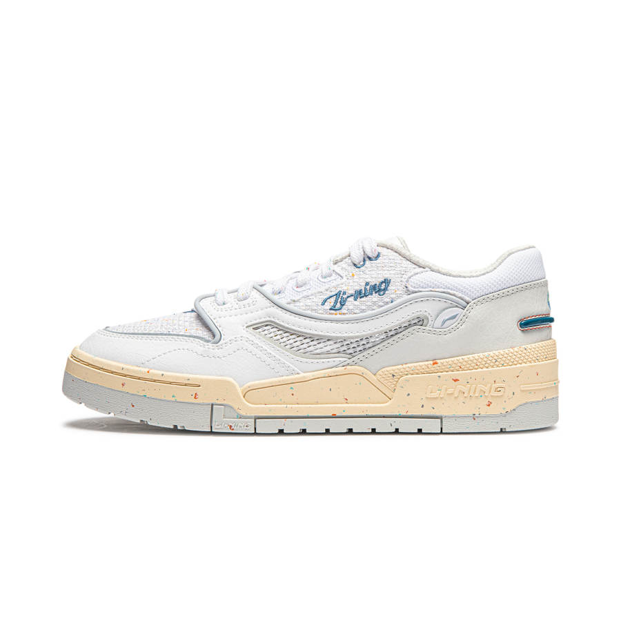 Li-Ning Li Ning 001 BTC Low top Skateboard Shoes Men's Standard White