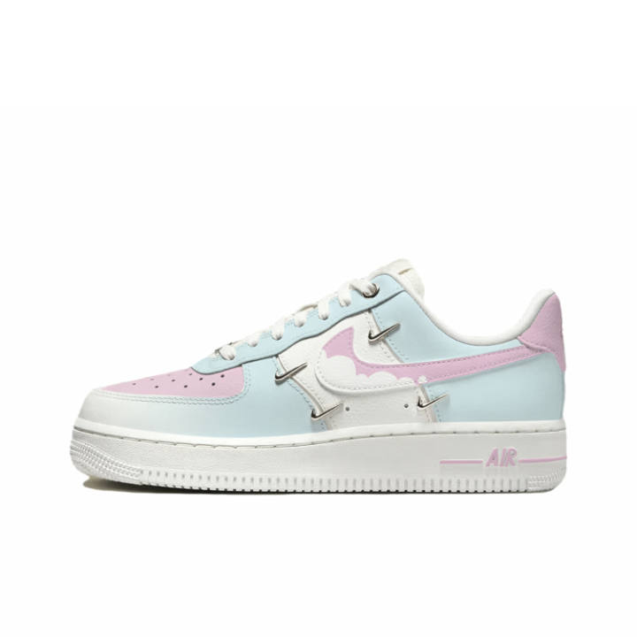 Nike Nike Air Force 1 Abrasion Resistant Low top Skateboard Shoes Women's White