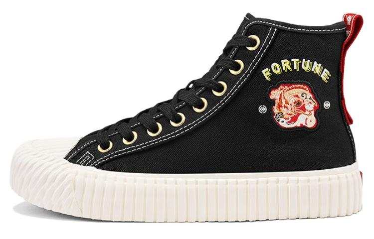 Kappa High top Skateboard Shoes Unisex Black