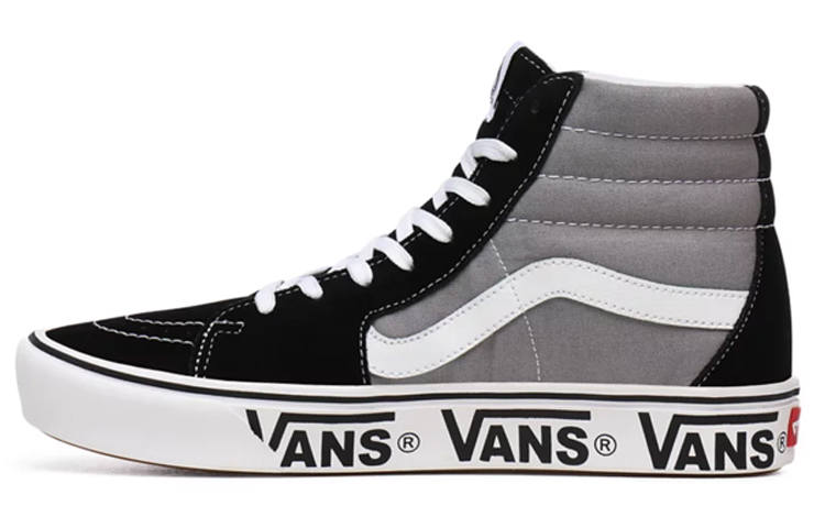 Vans Sk8 Vans-Hi ComfyCush 'Tape Mix Black Frost Gray'