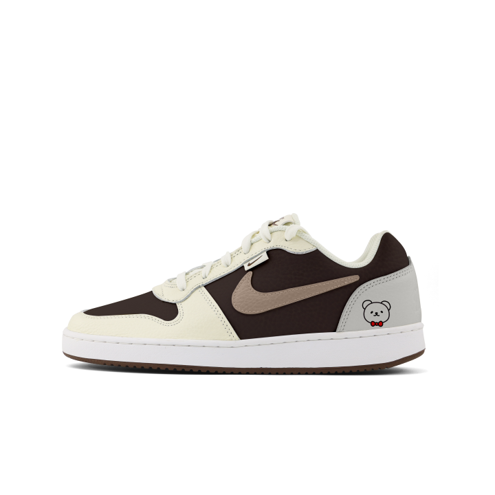 Nike Nike EBERNON Abrasion Resistant Low top Skateboard Shoes Men's Brown