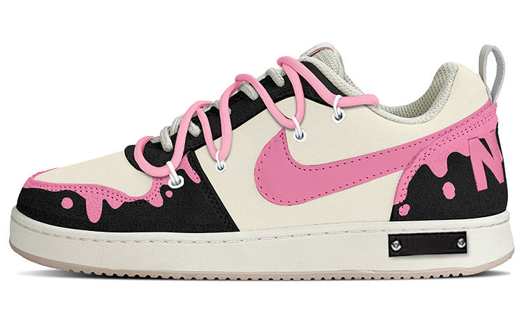 Nike Nike Court Borough PRM Low top Skateboard Shoes Women's Black Pink