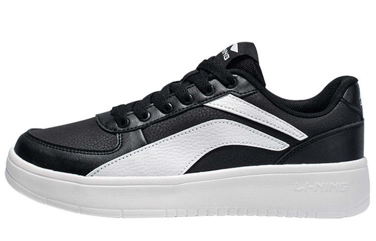 Li-Ning Li Ning Sports Fashion Collection Leather Slip Resistant Abrasion Resistant Slip Resistant Abrasion Resistant Low top