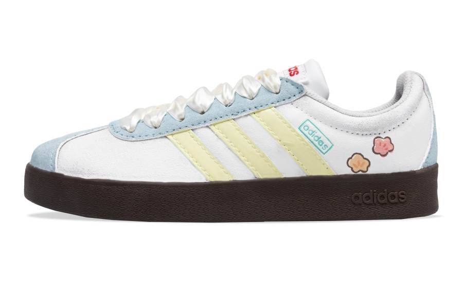 Adidas Neo VL Court Lifestyle Skateboard Shoes Women's Low Top White/Yellow