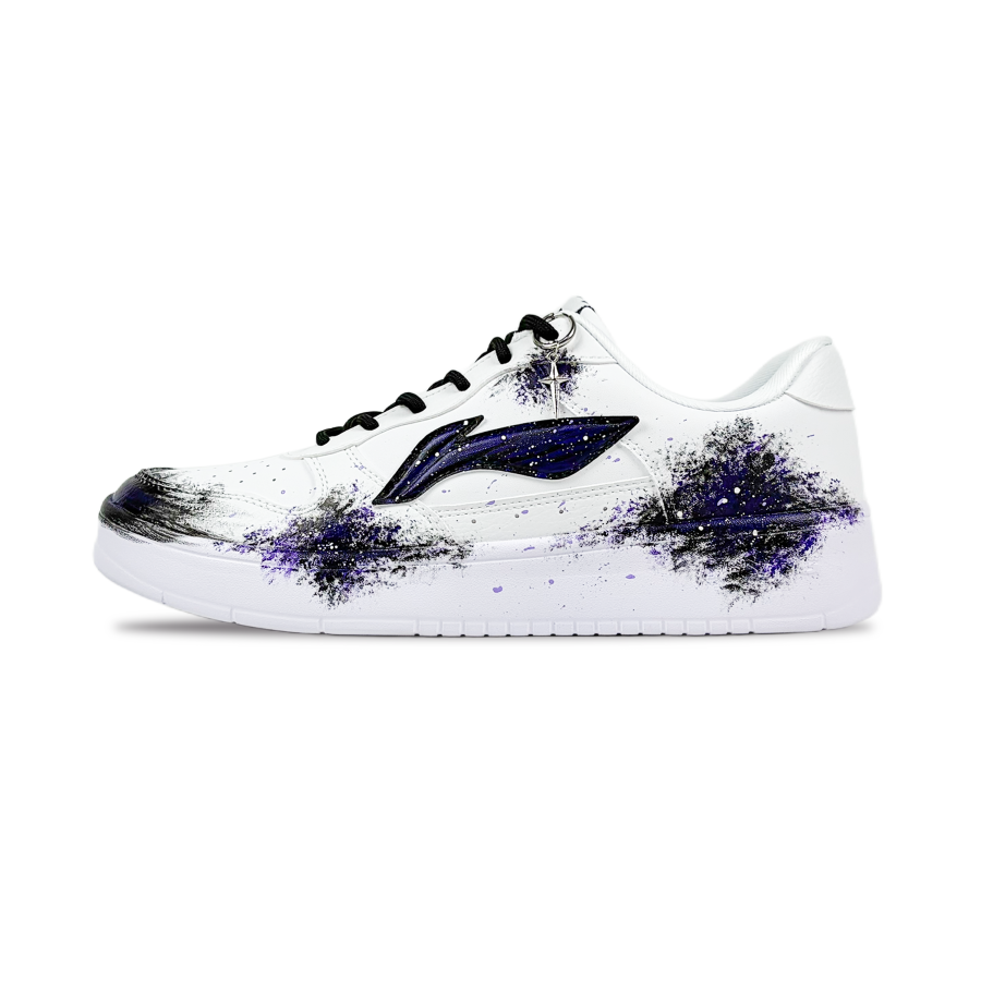 Li-Ning Li Ning Floating Boat Cushioning Abrasion Resistant Cushioning, Wear Resistant Low top Skateboard Shoes Men's Purple