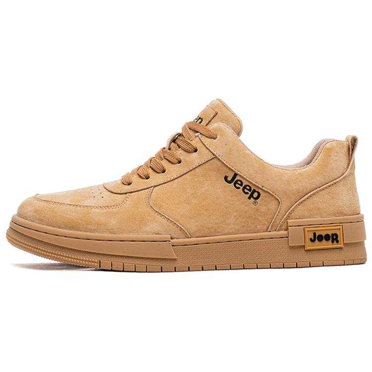 Jeep Skateboard Shoes Men's Low Top Gray