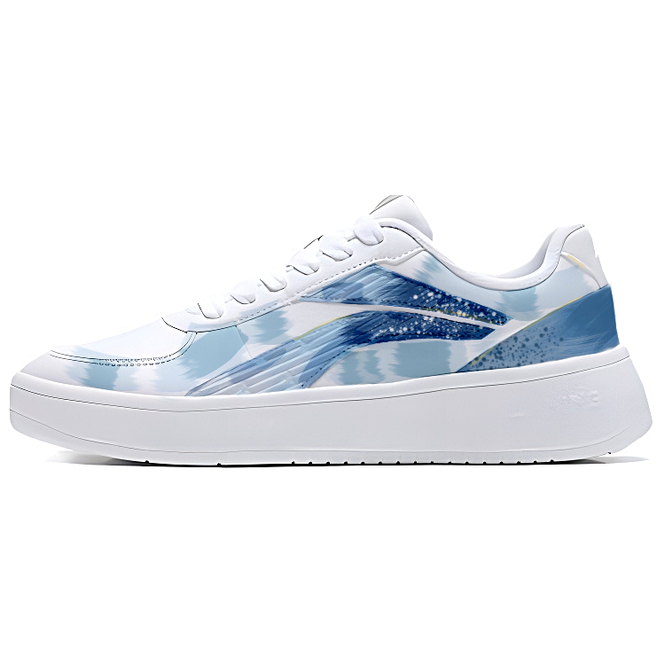 Li-Ning Li Ning Slip Resistant, Abrasion Resistant, Lightweight Low top Skateboard Shoes Men's Sky Blue