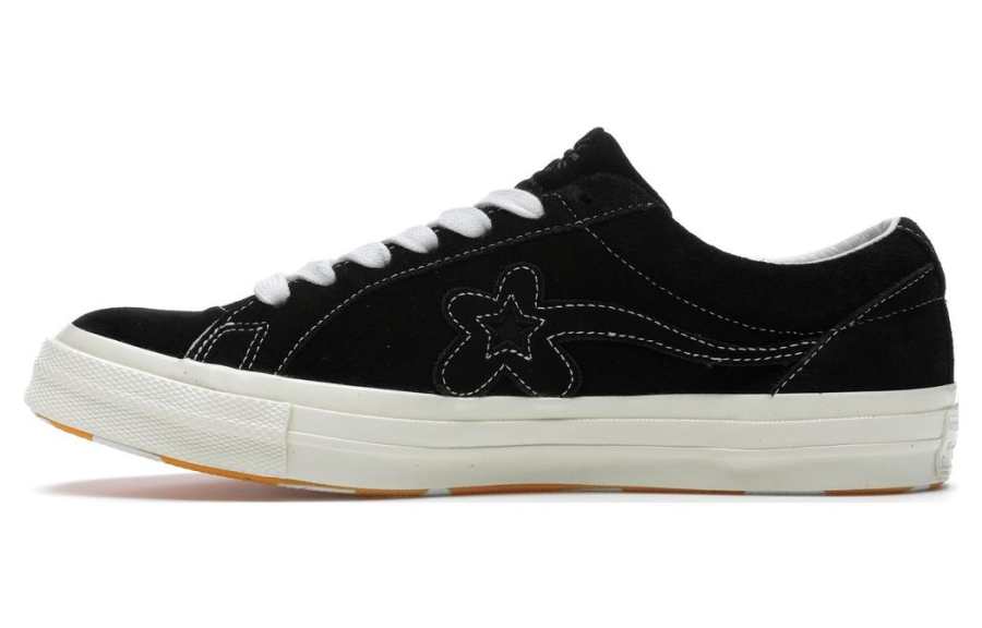 Converse Golf Le Fleur x Converse One Star Black Slip Resistant Lightweight Non slip Lightweight Low top Skateboard Shoes Unisex