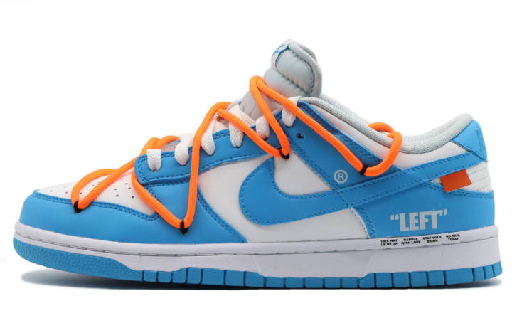 Nike Nike Dunk Low top Skateboard Shoes Men's Blue White Orange