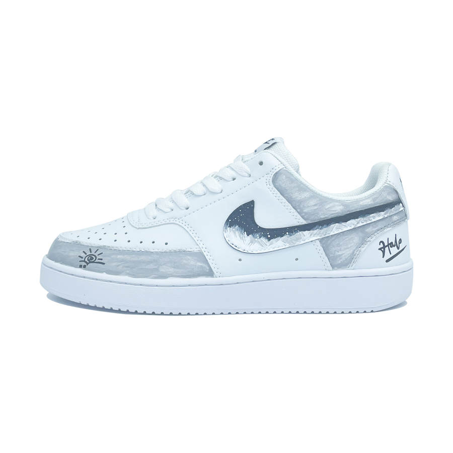 Nike Nike Court Vision 1 Solar Messenger Abrasion Resistant Abrasion Resistant Low top Skateboard Shoes Unisex