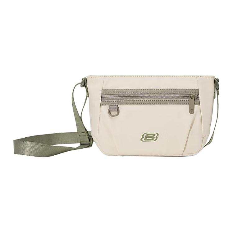 Skechers Fabric Shoulder Bag Unisex Moon White
