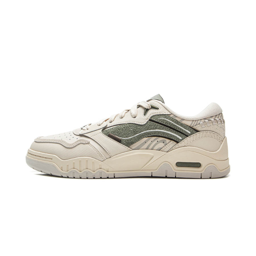Li-Ning Li Ning x GUGONG Moon White 3 Slip Resistant Cushioning Abrasion Resistant Breathable Height Increasing Low top