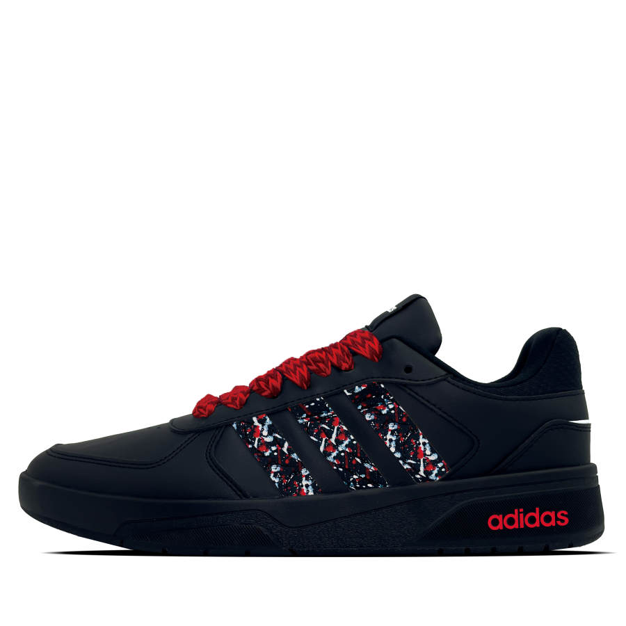 Adidas Neo Courtbeat Fall Mood Synthetic Leather Abrasion Resistant Abrasion Resistant Low top Skateboard Shoes Unisex