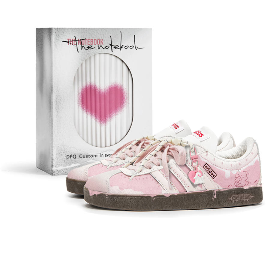 Adidas Neo VL Court 2.0 ADCDAVINCI Box, Ice Cream Cat Slip Resistant Abrasion Resistant