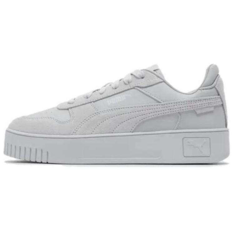 PUMA Carina Street Abrasion Resistant Low top Skateboard Shoes Women's Gray