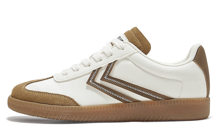 FEIYUE Slip-Resistant Low-top Skateboard Shoes Unisex Beige Khaki Brown