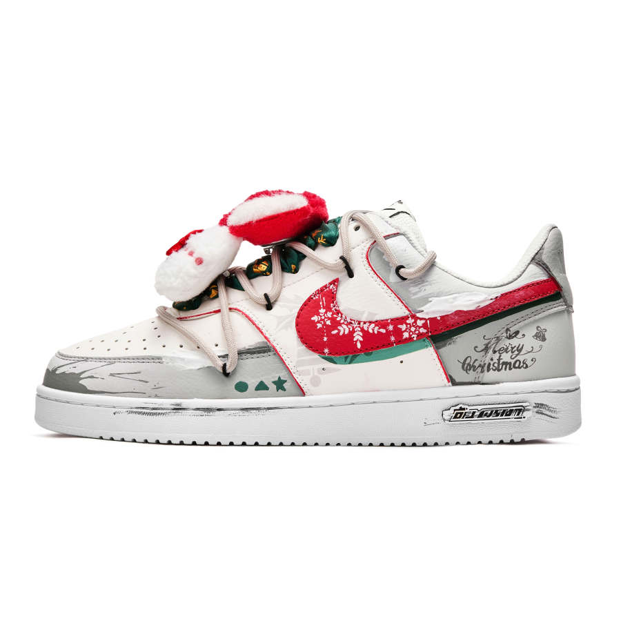 Nike Nike Court Vision 1 Dear Snowflake Abrasion Resistant Abrasion Resistant Low top Skateboard Shoes Men's Beige Gray
