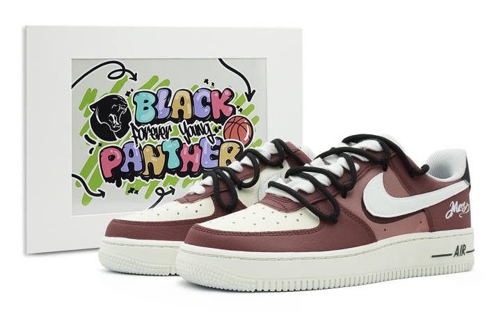 Nike Nike Air Force 1 Slip Resistant, Abrasion Resistant, Lightweight Low top Skateboard Shoes Women's Brown White