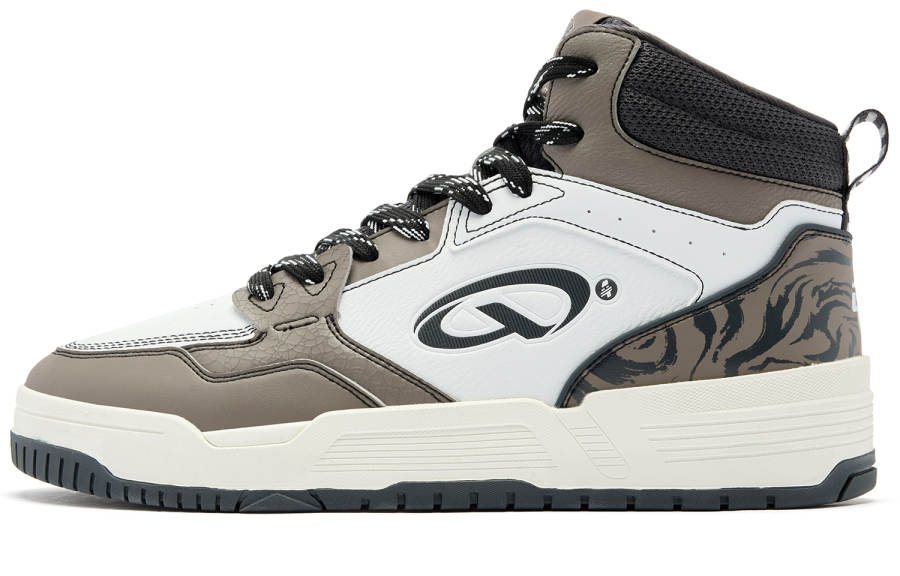 QIAODAN Qicheng 4.0 Coverage Height Increasing Abrasion Resistant Breathable Slip Resistant High top Skateboard Shoes