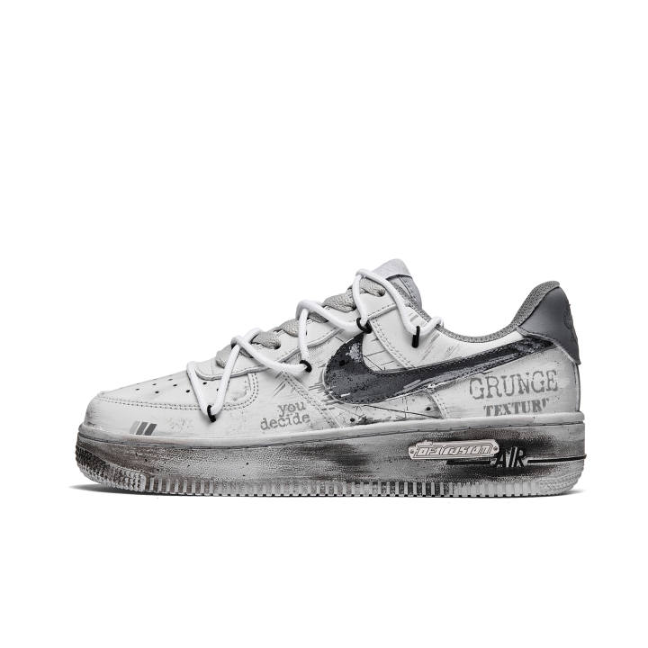 Nike Nike Air Force 1 Ruins Cushioning Abrasion Resistant Cushioning, Wear Resistant Low top Skateboard Shoes Unisex