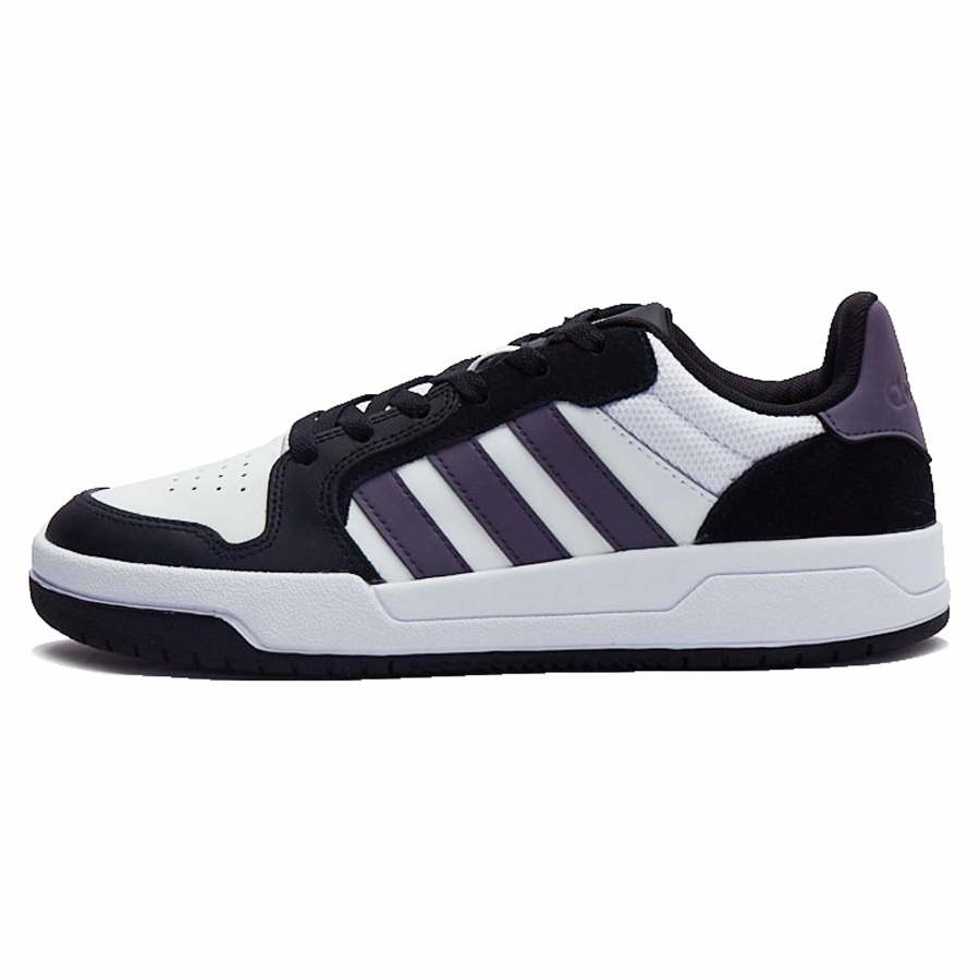 Adidas Neo Entrap Low top Skateboard Shoes Unisex Black White Purple
