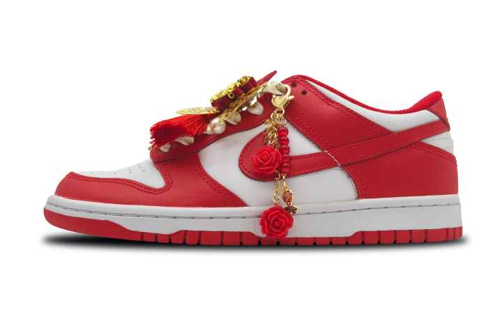 Nike Nike Dunk Skateboard Shoes Unisex Low Top Red