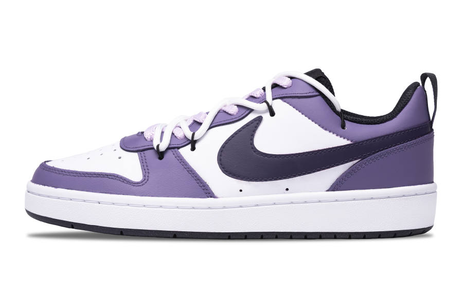 Nike Nike Court Borough Encounter Taro Slip Resistant Lightweight Low top Skateboard Shoes GS Purple White