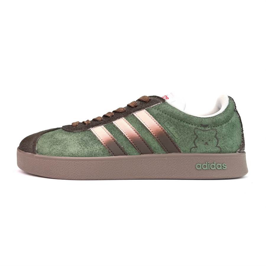 Adidas Adidas VL COURT 2.0 Lifestyle Chestnut Brown Bear Shadow Cushioning Abrasion Resistant Cushioning, Wear Resistant
