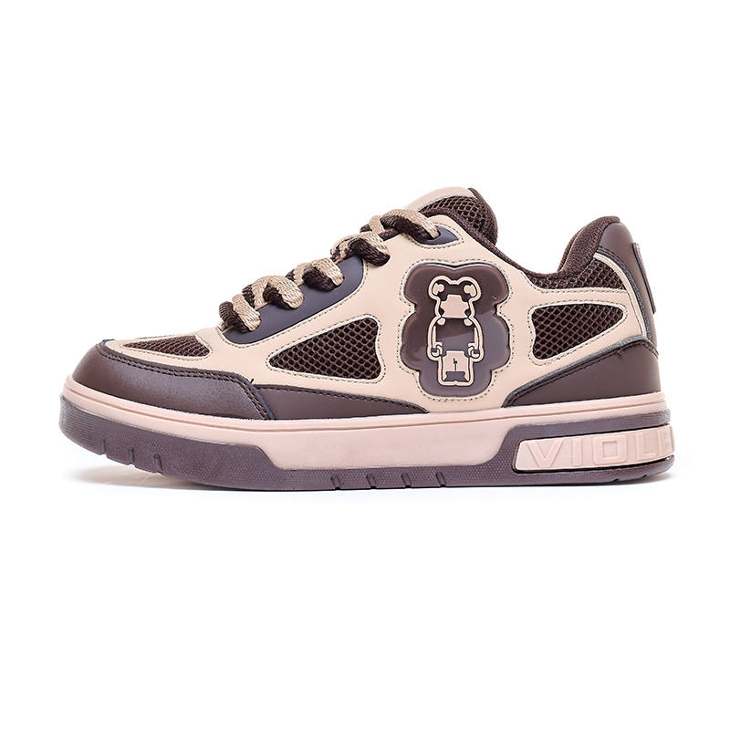 Violentbear Cushioning Abrasion Resistant Cushioning, Wear Resistant Low top Skateboard Shoes Unisex