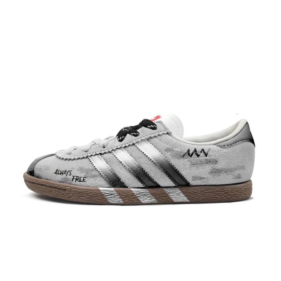 Adidas Neo Priceless Freedom Suede Slip Resistant Slip Resistant Low top Era Of Beauty Unisex Light Gray