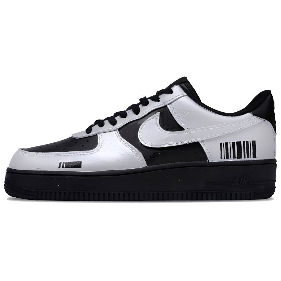 Nike Nike Air Force 1 Abrasion Resistant Low top Skateboard Shoes Unisex Black