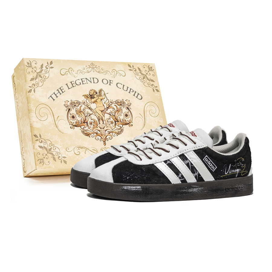 Adidas Neo VL Court Lifestyle P.M.S Box, Good Night Slip Resistant Abrasion Resistant Slip Resistant Abrasion Resistant